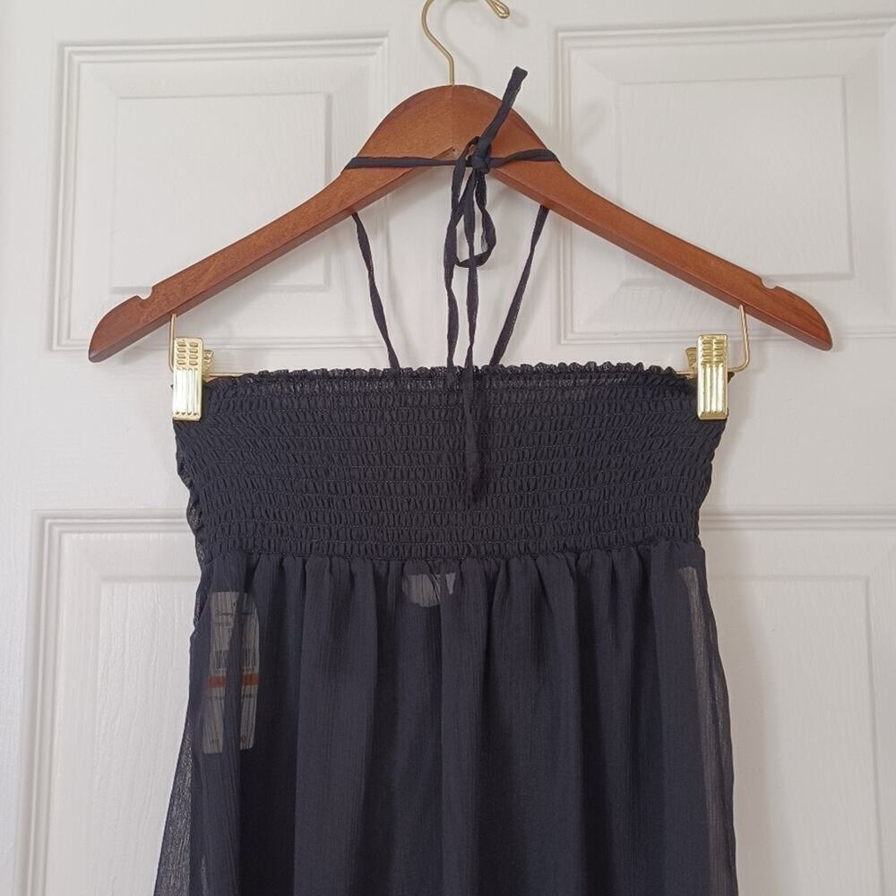 Tommy Bahama Halter Sheer Swim Coverup Black NWT S - Picture 9 of 16